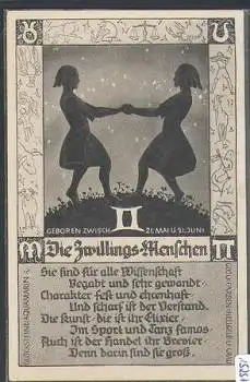 Sternzeichen, Zwillinge mit Eigenschaften, * ca. 1920