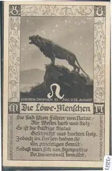 Sternzeichen, Löwe mit Eigenschaften, * ca. 1920