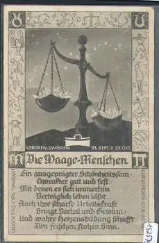 Sternzeichen Waage mit Eigenschaften *ca. 1920
