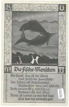Sternzeichen, Fische mit Eigenschaften, * ca. 1920