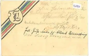 F.C.V.  Studentica Wappen o 30.4.1909