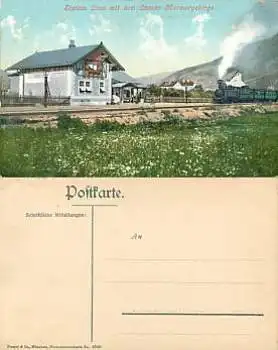 Laas Bahnstation Südtirol *ca. 1910