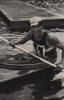 Olympische Spiele 1936, Gregor Hradetzki, Kanufahrer Sammelbild, keine AK