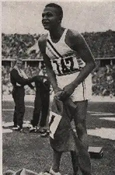 Olympische Spiele 1936, Archie F.Williams, 400m-Lauf Sammelbild, keine AK