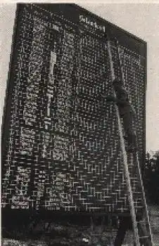Olympische Spiele 1936 (Anzeigetafel f. Geländeritt) Sammelbild, keine AK