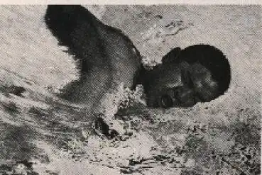 Olympische Spiele 1936 Terada, Sieger im 1500m-Freistilschwimmen Sammelbild, keine AK