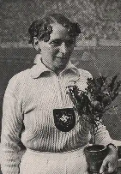 Olympische Spiele 1936 Tilly Fleischer Siegerin im Speerwerfen Sammelbild, keine AK