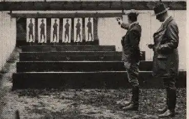 Olympische Spiele 1936 Pistolenschützen beim Training Sammelbild, keine AK