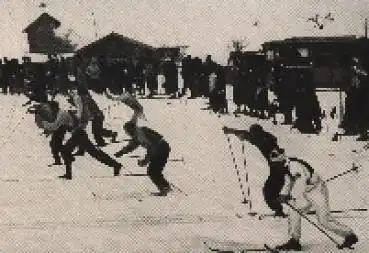 Olympische Spiele 1936 Skitaffel Sammelbild, keine AK