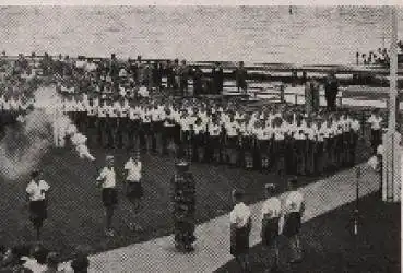 Olympische Spiele 1936 Kampfplatz der Ruderer Sammelbild keine AK
