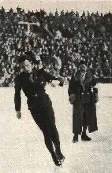 Olympische Spiele 1936 Karl Schäfer, Eiskunstlauf Sammelbild, keine AK