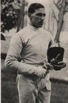 Olympische Spiele 1936, Petnehazy, Fünfkämpfer Sammelbild, keine AK