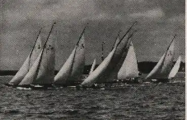 Olympische Spiele 1936, Boote der 8-m-R-Klasse Sammelbild, keine AK