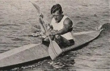 Olympische Spiele 1936 Ernst Krebs Kajak-Einer, Sammelbild keine AK