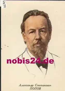 Popow Alexander Stepanowic (1859-1905), Russischer Physiker