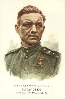 Piatakowic Alexander Francewic, Russischer Soldat