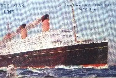 White Star Line Twin-Screw RMS "Homeric"  *ca. 1915