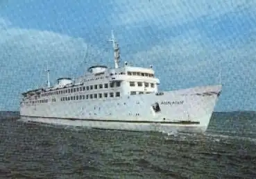 Ostseefährschiff Warnemünde o 19.3.1976