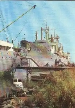 Handelsschiff Typ Frieden Rostock Schmarl  *ca. 1980