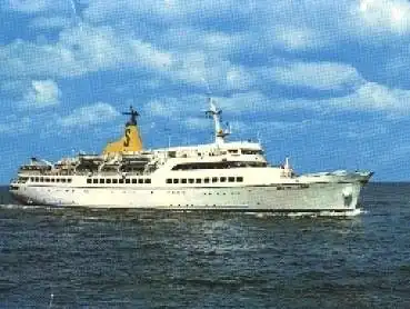 MS Baltic Star Schiff der Seetouristik Travemünde o 20.7.1976