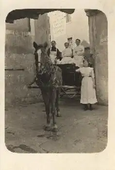 Pferdekutsche Echtfoto * ca. 1930