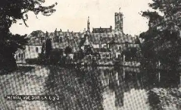 Menin vue sur la lys Westflandern * ca. 1930