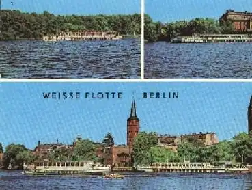 Weiße Flotte Berlin Motorschiffe o 20.7.1979