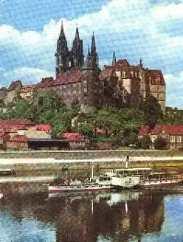 Elbdampfschiff "Pirna" in Meißen o 5.8.1985