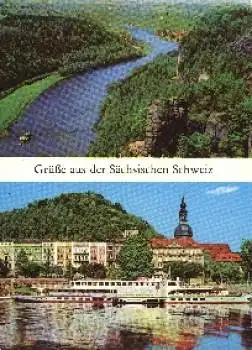 01814 Bad Schandau Elbdampfer "Wilhelm Pieck"  o ca. 1970