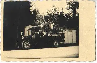 Mineralwasser LKW Echtfoto *ca. 1930