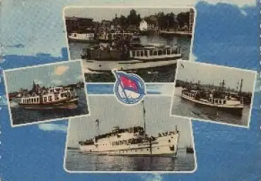 Fahrgastschifffahrt Stralsund "Weiße Flotte" o 20.6.1968