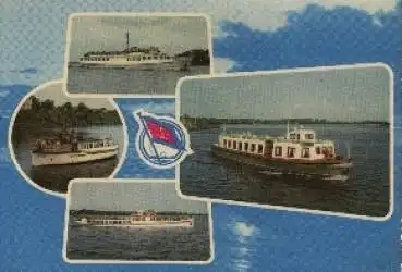 Fahrgastschifffahrt Stralsund "Weiße Flotte" o 5.6.1965