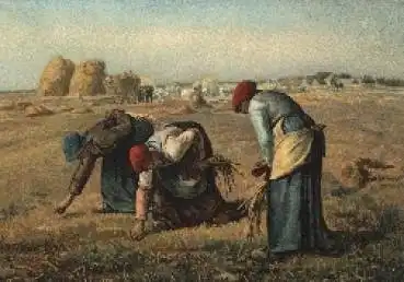 Bauern au fdem Feld  Les glaneuses Künstlerpostkarte Millet  um 1910 Verlag Stengel Nr. 29900