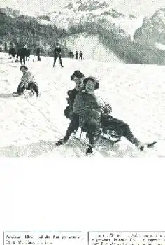 Aschau Kampenwand Schlitten Rodeln  * ca. 1950