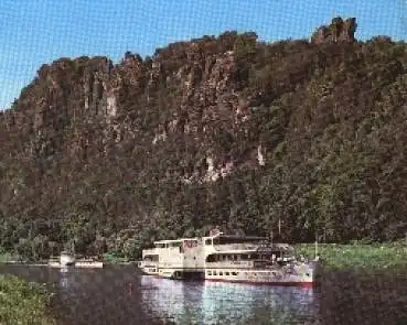 Elbdampfschiff Sächsische Schweiz, An der Bastei, * ca. 1970