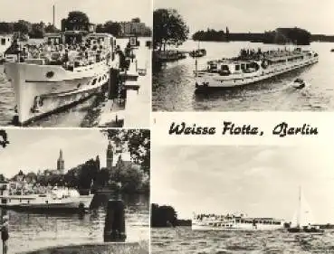 Weiße Flotte Berlin Motorschiffe o ca. 1970