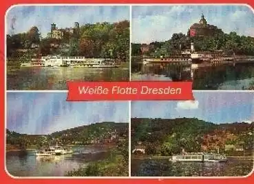 Elbdampfschiffe Schiffstypen der Weißen Flotte o 17.06.1985