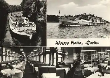 Weiße Flotte Berlin Motorschiffe o 1970