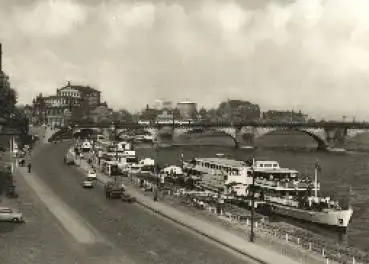 Dresden Elbdampfer "Karl Marx" am Terrassenufer * ca. 1970