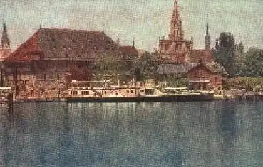 Bodenseedampfer  "Kaiser Wilhelm" in Konstanz *ca. 1925