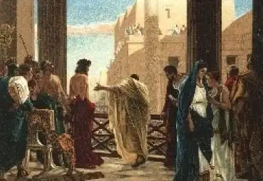 Ecce Homo Ciseri Künstlerpostkarte Verlag Stengel Nr. 29783