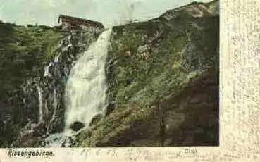 Riesengebirge Elbfall Baude o 17.6.1903