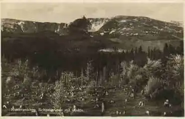 Schneegruben mit Baude Riesengebirge * ca. 1940