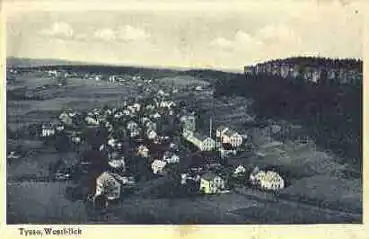 Tyssa Kreis Tetschen, Westblick o ca. 1930