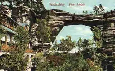 Prebischtor Böhmische Schweiz Höhle Grotte * ca. 1915