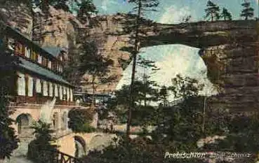 Prebischtor Höhle Grotte böhmische Schweiz o ca. 1920