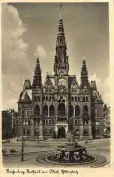 Reichenberg Rathaus am Adolf Hitler Platz o 1.1.1942