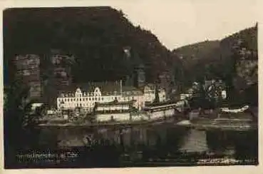 Herrnskretschen Hotel Herrnhaus bei Tetschen Bodenbach  *1929