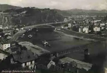 Aussig-Schreckenstein Brücke, o 23.2.1939