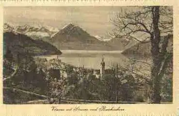 Vitznau mit Stanser- und Buochserhorn * ca. 1930